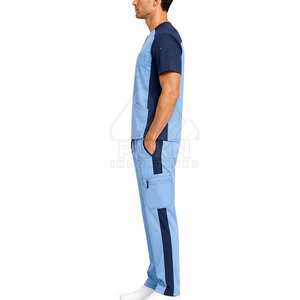 Nuevo Conjunto de Uniforme Médico y de Trabajo para Cuidado de la Salud, Estilo Cargo, con Bolsillos Tejidos, Personalizable OEM, Venta al por Mayor - Product Image 3
