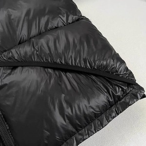 Veste matelassée unisexe personnalisable en toile et polyester, isolation synthétique, patchwork, imperméable, coupe-vent, teinte unie, devant - Product Image 6