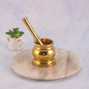 Nouveauté : Mortier et pilon en laiton sur mesure pour les herbes et les épices, outils de cuisine pour la maison, gadgets à bas prix - Product Image 2