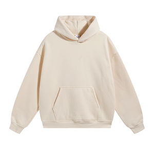 2025 nuevo Color personalizado y Logo Sudadera con capucha de gran tamaño para hombre Sudadera CON CAPUCHA DE Color sólido Sudadera con capucha transpirable - Product Image 2