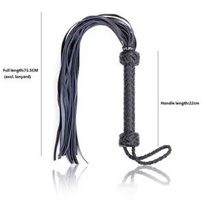 Fouet équestre de qualité supérieure en cuir de vachette véritable avec poignée en cuir Durable aide à l'entraînement professionnel Dressage - Product Image 6