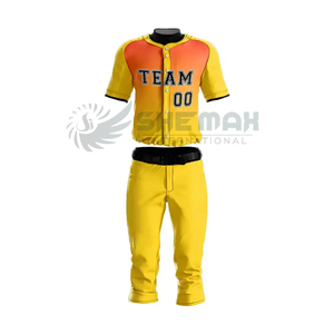 Uniforme de béisbol listo para el juego diseñado para el rendimiento y la comodidad, cuenta con tela transpirable y aspecto profesional a medida - Product Image 1