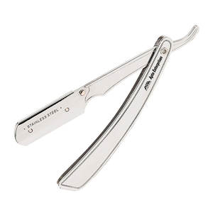 Maquinilla de afeitar de barbero, maquinilla de afeitar recta de acero inoxidable Premium para afeitar de precisión, mango ergonómico para un agarre cómodo - Product Image 2