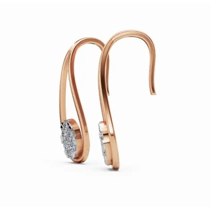 Pendientes de Diamantes de Oro de 9 Quilates de Primera Calidad, Modelo Therese Radiance, Corte Redondo, Joyería Cultivada en Laboratorio, Proveedor Mayorista B2B para Exportación - Product Image 2