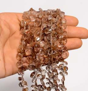 จี้เครื่องประดับเงินจำนวนมากขายส่งพร้อมสร้อยคอควอตซ์อัญมณีทองแดงทำจากทองสัมฤทธิ์ขายปลีก - Product Image 1