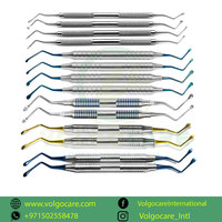 Set Alat Kuret Tulang Bedah Gigi Manual Stainless Steel 16 Pcs Terbaru dari Lucas dengan Gaya Unik
