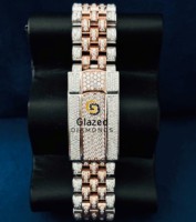 Nouvelle montre tendance de luxe, charme artisanal, acier inoxydable japonais, mouvement mécanique, analogique, cadran en verre 41 mm, style hip hop