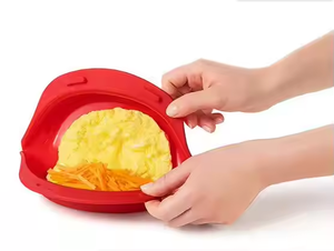 Hyri chịu nhiệt không dính trứng cuộn bakeware Pan Silicone Omelette Maker microwavable Omelet Maker nhanh chóng & dễ dàng Baking công cụ - Product Image 6