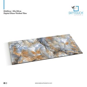 Carreaux de porcelaine brillants de couleur violette au design moderne Harmony, 600x600/600x1200 mm, fabricant exportateur, carreaux émaillés polis - Product Image 3