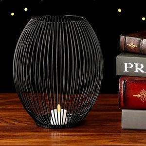 New Wire Cage Style Candle Holder for Wholesale Suppliers Modern Design Home Decor for Living Room Decor <b>Tealight</b> Candle Stand - Product Image 1