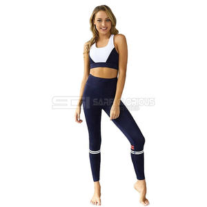 <b>Women</b> seamless gym wear set high waist leggings and padded sports bra two piece activewear suit for fitness training yoga - Product Image 6