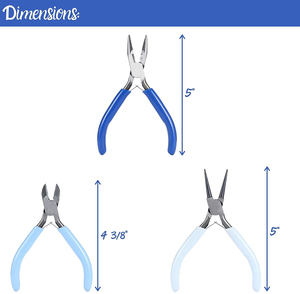 Custom Made Jewelry Making <b>Flat</b> <b>Nose</b> <b>Pliers</b> Box Joint Chain Bending Jewelry <b>Pliers</b> PVC Grip Handle <b>Nose</b> <b>Plier</b> - Product Image 2