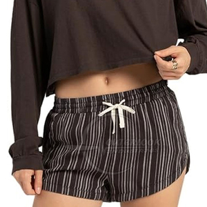 Pantalones cortos informales de alta potencia para mujer, transpirables, de cintura alta, con logotipo personalizado, ligeros, precio al por mayor, para uso en exteriores - Product Image 1
