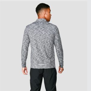 Quick Dry Gym 1/4 Quarter Zip Top Fitness Camisetas para hombres Golf Quarter Zip Camisetas Ropa deportiva Camiseta de manga larga para hombres - Product Image 2