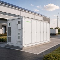 Sistema de Almacenamiento de Energía Solar Fuera de la Red IP65 MPPT LiFePO4, Batería de Contenedor con Refrigeración Líquida de 100KW 215KWh