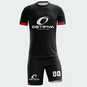 Wholesale Custom Made Soccer Uniform for Adult <b>Top</b> Quality <b>Low</b> MOQ Soccer Jersey And Shorts Set In Solid Color - Product Image 5