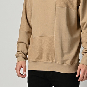 Sudaderas de Cuello Redondo de Algodón 100% al por Mayor OEM, Sudaderas Extra Grandes con Hombros Caídos Personalizadas, Lavado Ácido, Bordadas para Hombre - Product Image 2