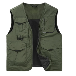 Gilet de chasse pour homme de qualité supérieure personnalisable - Modèle DAFFODILS MA-891 - Couleur et logo personnalisés - Impression numérique - Product Image 6