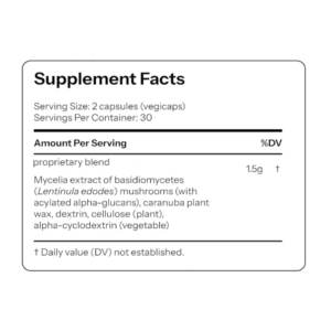 Premium Ahcc Kruidensupplement 750Mg Per Capsule Voor Immuunondersteunende Leverfunctie Handhaaft Natuurlijke Killercelactiviteit - Product Image 2