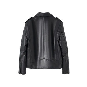 Chaqueta de Cuero Casual para Mujer, Estilo Urbano, de Alta Calidad, Impermeable, Cortavientos, Transpirable, de Secado Rápido, Personalizable y Sostenible - Product Image 4