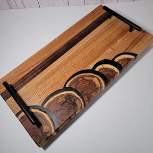Meilleur plateau en bois design avec plateau de service en bois de taille personnalisée pour la maison, le restaurant, le bar, le mariage et l'hôtel à prix réduit - Product Image 4
