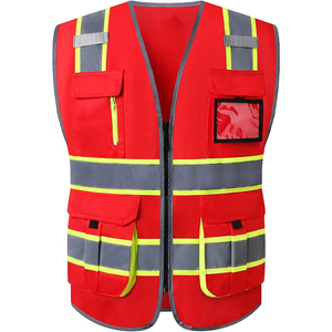 Gilet de sécurité réfléchissant haute visibilité Veste de travail de protection solide avec bande pour les travailleurs de la sécurité personnelle et de la construction - Product Image 3