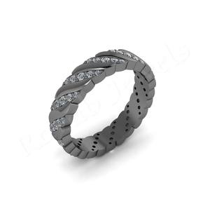 2025คุณภาพสูงสำหรับผู้หญิง S925เงินสเตอร์ลิงแหวนแต่งงานเพทาย Vermeil ของขวัญเครื่องประดับตามสั่งสำหรับผู้หญิง - Product Image 4