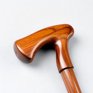 Poignée de bâton de marche en bois faite à la main avec un design ergonomique pour un équilibre de soutien et une utilisation quotidienne confortable et élégante - Product Image 6