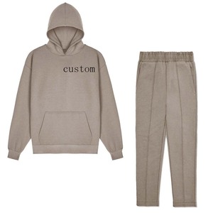 Survêtement personnalisé avec logo, jogging, survêtement chaud et doux, survêtement en coton pour homme, survêtement pour l'hiver - Product Image 1