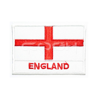 Patch de drapeau rectangulaire dominicain en toile brodée écologique pour chapeaux