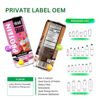 Shake protéiné prêt à boire au goût café 330ml Fabricant de boissons OEM ODM Marque privée