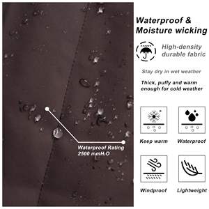 Gilet matelassé léger pour homme, sans manches, avec poches cachées, rembourrage en fibre de polyester, fermeture éclair, décontracté - Product Image 4