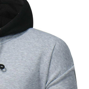 Sweat-shirts pour hommes, coupe décontractée, 100% coton, doublure en polaire, hiver, couleur unie, logo personnalisé, impression personnalisée, respirant, 2025 - Product Image 2