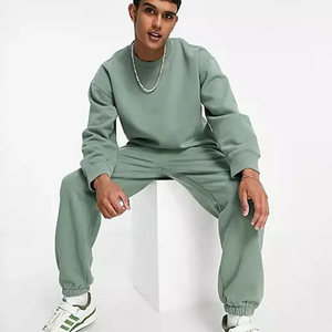 Nueva llegada gimnasio al aire libre hombres pulóver en blanco Jogger Sport Wear Fitness chándales y chándales - Product Image 1