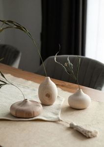 Vase antique décor à la maison cadeau de mariage Vase sculpté Vase ovale texturé décoratif-Pots de bourgeons bleus en aluminium antique décor de fleurs - Product Image 5