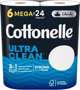 Papier toilette Cottonelle Ultra CleanCare, résistant - Product Image 4