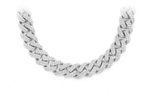 Elegante collar de moissanita de Plata de Ley 925 E Color corte brillante VVS2 claridad Premium elegante joyería de Hip Hop Unisex - Product Image 2