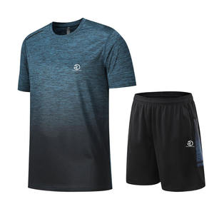 Custom Your Logo 2025 Men Short Sets Conjunto de dos piezas Joggers Running Workout Summer Men Shorts and Shirt Set Hombre Ropa deportiva - Product Image 3