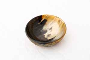 Cuenco de Color de cuerno negro de la mayoría de la calidad, cuenco de cuerno de búfalo indio, cuenco de servicio de cuerno Natural hecho a mano - Product Image 2