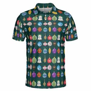 Sublimación Golf hombres camiseta impresa por encargo, venta al por mayor por encargo transpirable estilo único sublimación Polo camisa - Product Image 2