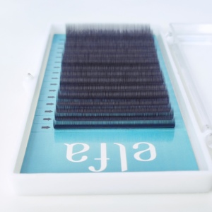 Bandejas de extensiones de pestañas de volumen Individual clásico de alta calidad 0,15mm suministros naturales Etiqueta Privada en caja Corea PBT Vietnam - Product Image 6