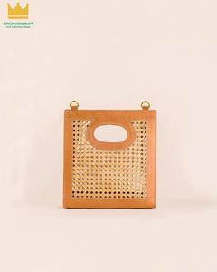 Bolso hecho a mano de cuero de ratán, bolso de hombro de ratán, bolso de cuero 2024 - Product Image 4