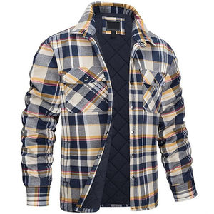 Nuevo diseño cómodo cálido profesional ligero peso de alta calidad hombres chaqueta de franela hecha Pakistán chaqueta para hombre, chaqueta de hombre - Product Image 1