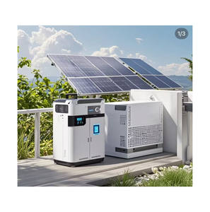 Climatiseur solaire d'entrée de gamme 9000 BTU, climatiseur solaire portable avec kit de panneaux solaires pour étudiants, petite pièce - Product Image 2
