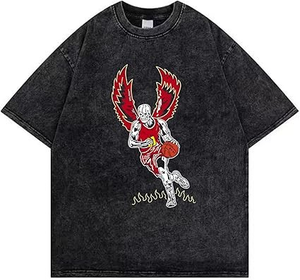 Nouveaux t-shirts tricotés formels en polyester/coton imprimés personnalisés pour hommes Y2K Grunge 2025 - Product Image 1