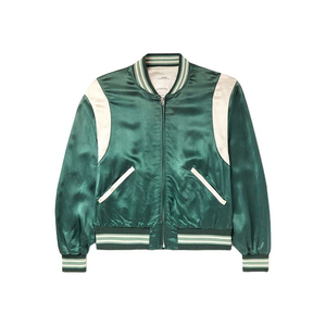 Chaqueta Varsity Personalizada para Hombre, Talla Grande, Ecológica, Impermeable, de Poliéster/Seda Satinada, Estilo Urbano, para Béisbol - Product Image 4