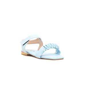 Sandales décontractées pour filles KD7492 Bleu ciel Confortables et imperméables avec doublure en tissu fabriqué à partir de semelles en PVC EVA caoutchouc PU - Product Image 3