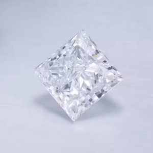 IGI Certified Princess CutVVS1 Clarity E Color Loose Lab Grown Diamond Elegante anillo de lujo Pendiente Colgante Diamantes éticos - Product Image 4