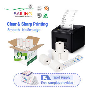 Papel Térmico de 53 mm para Terminal Portátil POS de Una Sola Capa para Impresión de Tarjetas de Embarque de Aerolíneas y Cajas Registradoras - Product Image 2