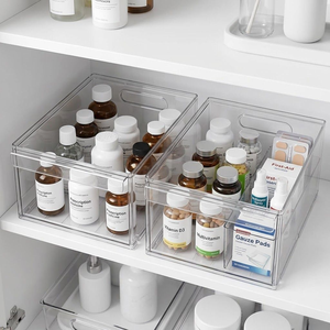 Large Clear <b>Storage</b> <b>Drawer</b> 13.8 X 10.2 X 6.6 Inches - Product Image 4